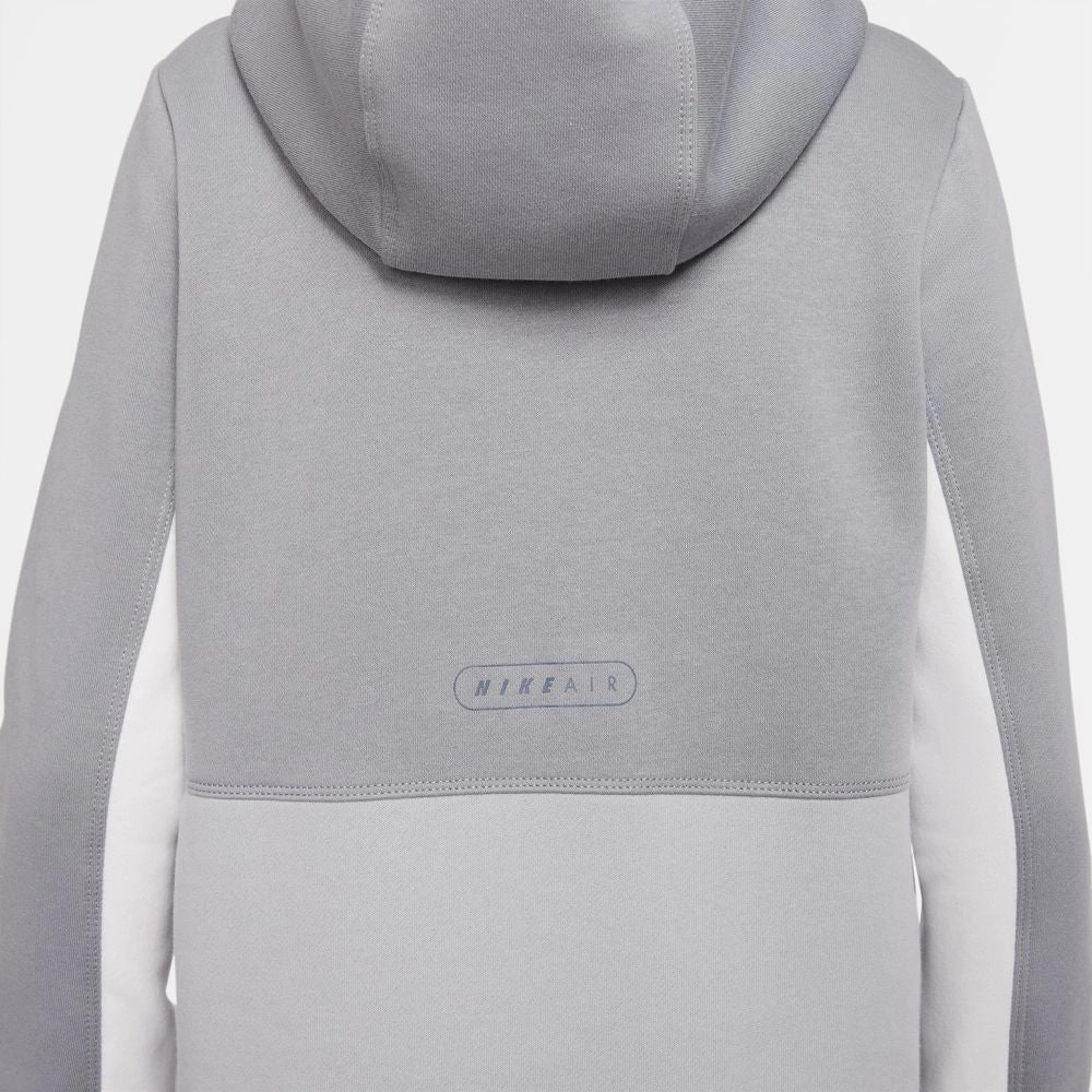 Sweat à capuche Nike Air Junior - Gris/Jaune