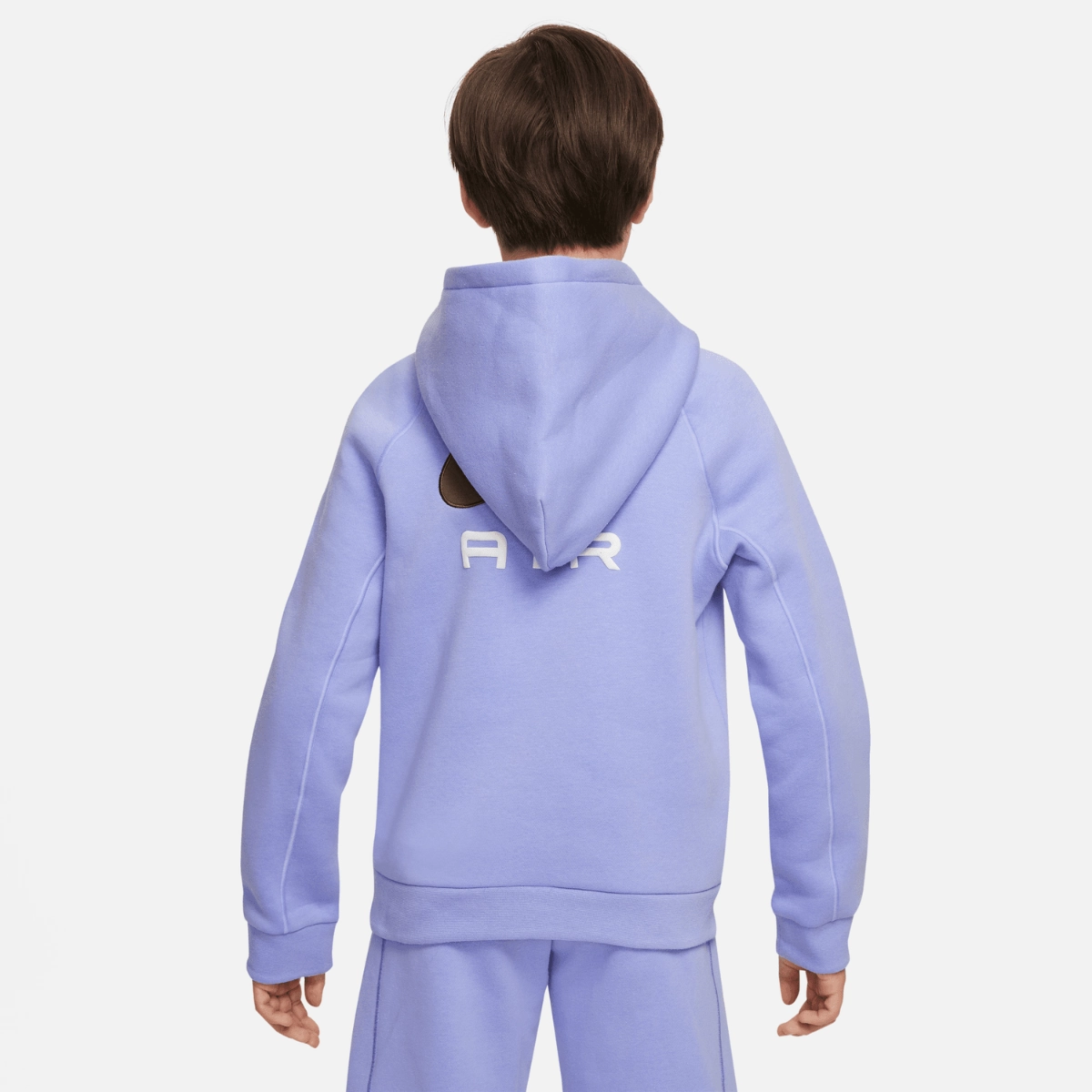 Sweat à Capuche Nike Air Junior - Violet/Marron/Blanc