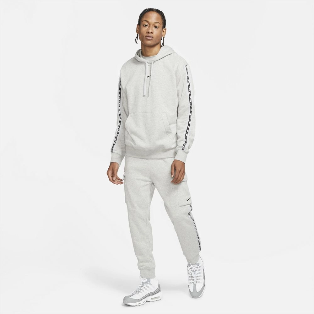 Sweat à capuche Nike Sportswear Fleece - Gris/Noir