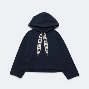 SWT Knit NAMAZU Hooded Sweat Shirt - Navy