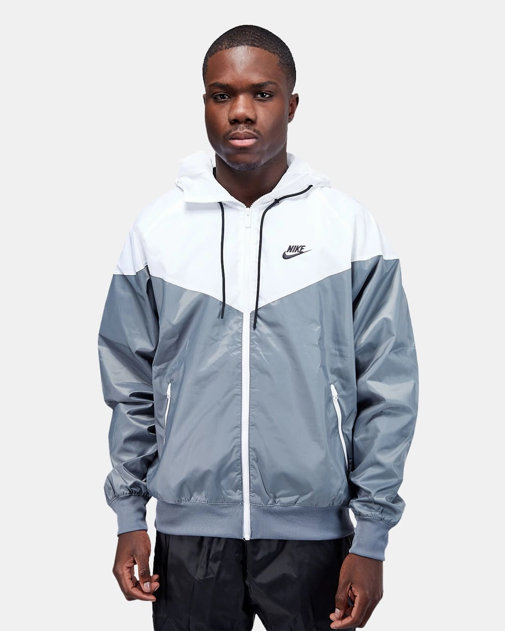 Veste Coupe - Vent Nike Sportswear Windrunner - Gris/Blanc