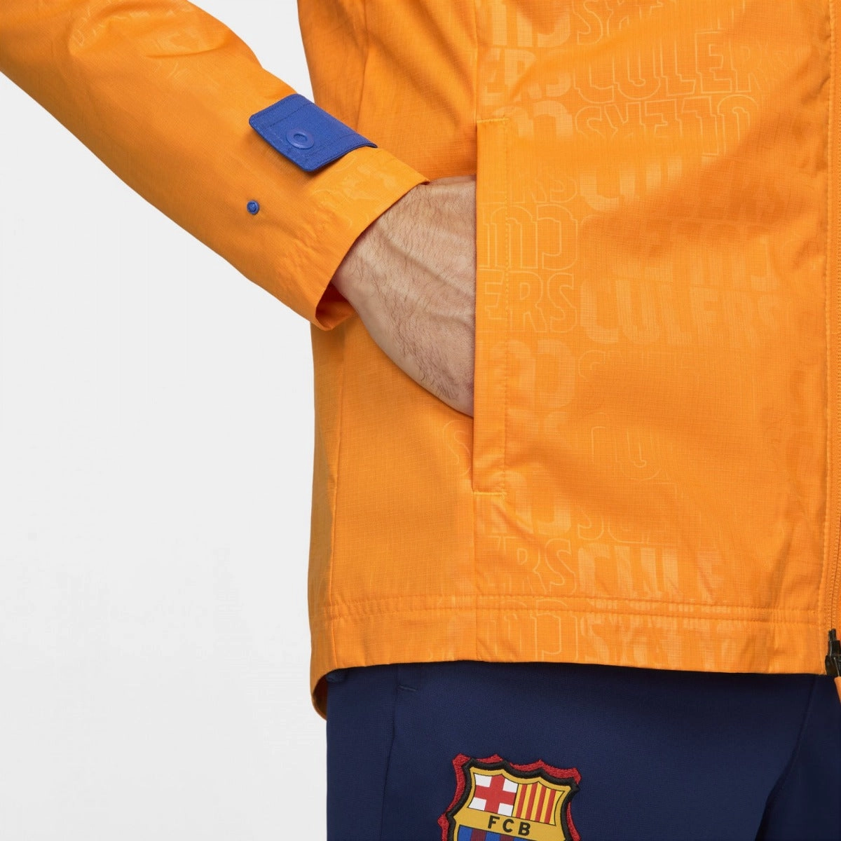 Veste Coupe-Vent FC Barcelone - Orange