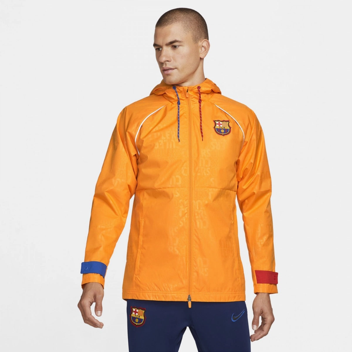Veste Coupe-Vent FC Barcelone - Orange