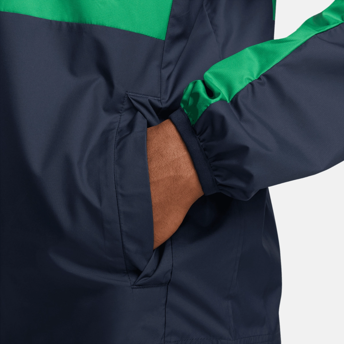 Veste Coupe-Vent Nigeria 2022 - Vert/Bleu/Blanc