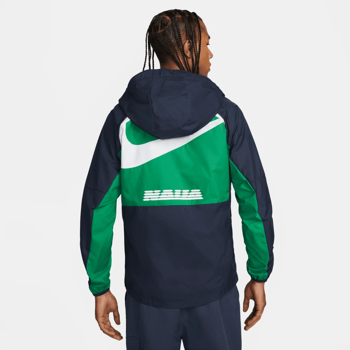 Veste Coupe-Vent Nigeria 2022 - Vert/Bleu/Blanc
