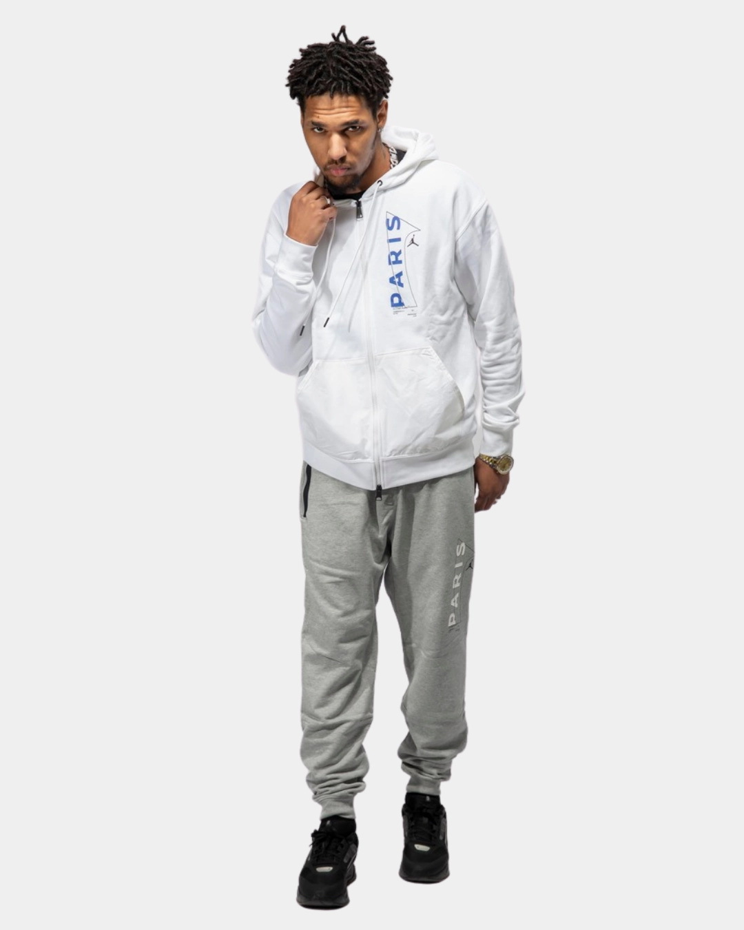 Veste d'entrainement PSG x Jordan  2022/2023 - Blanc/Bleu