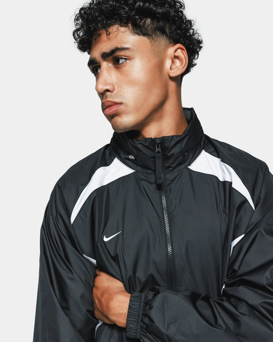 Veste de survêtement Nike FC Repel - Noir/Blanc