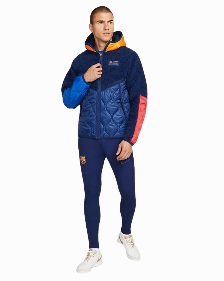 Veste FC Barcelone  2021/2022 - Bleu/Rouge/Jaune