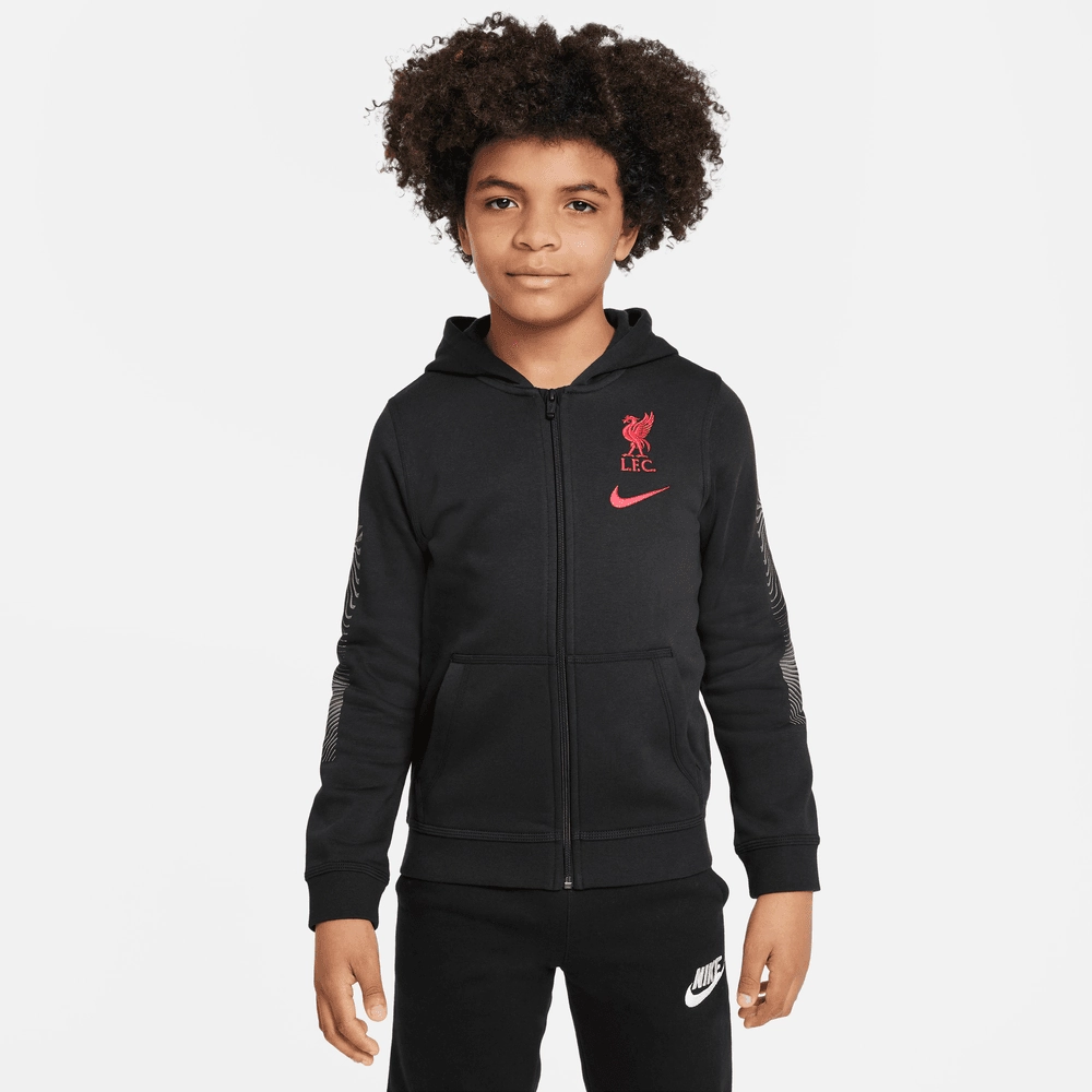 Veste Liverpool Junior 2022/2023 - Noir/Rouge