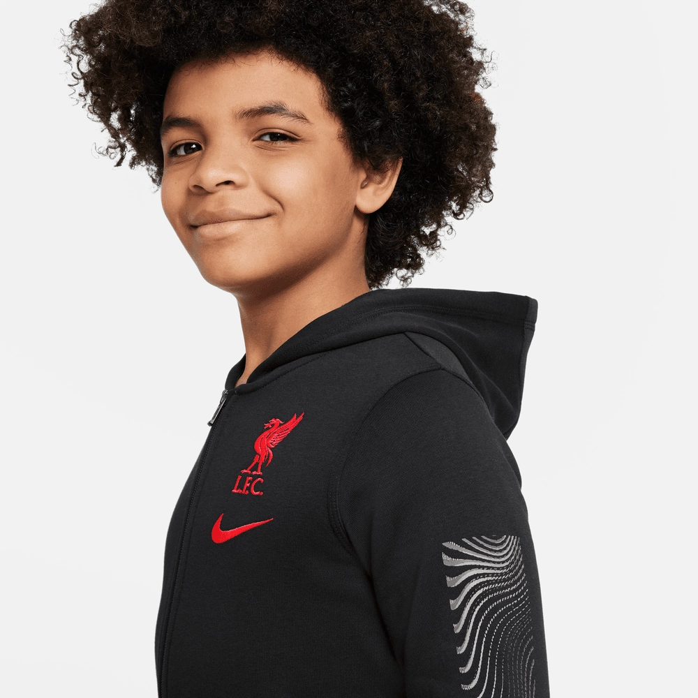 Veste Liverpool Junior 2022/2023 - Noir/Rouge