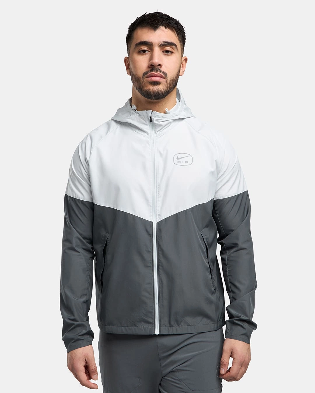 Veste Nike Air - Blanc/Gris/Bleu