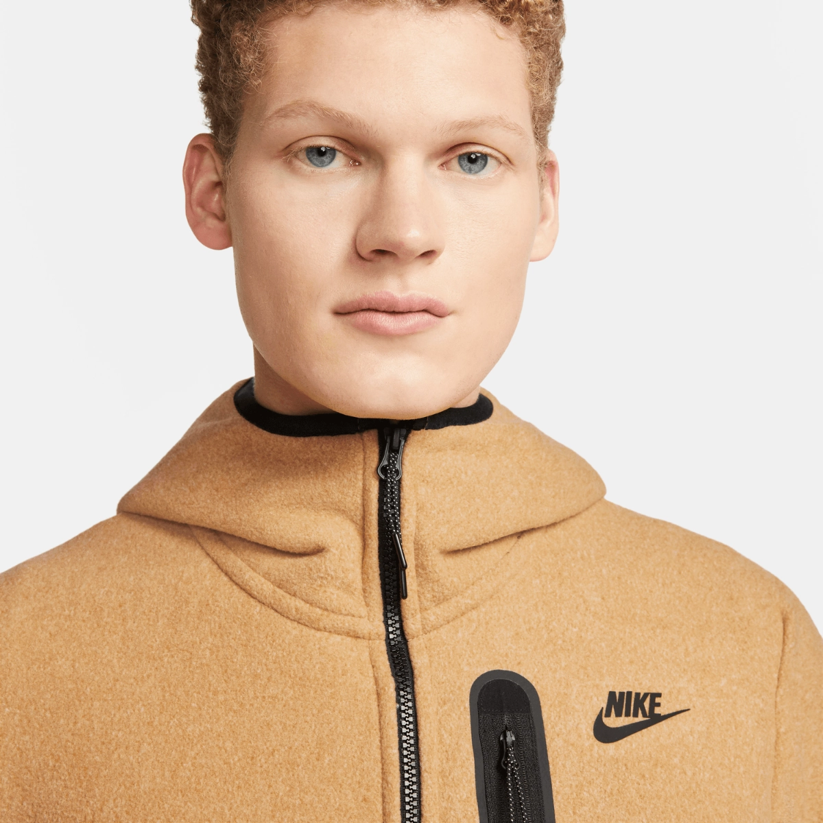 Veste Nike Sportswear Tech Fleece - Beige/Noir