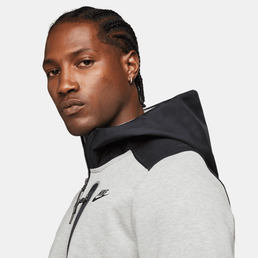 Veste Nike Tech Fleece - Gris/Noir