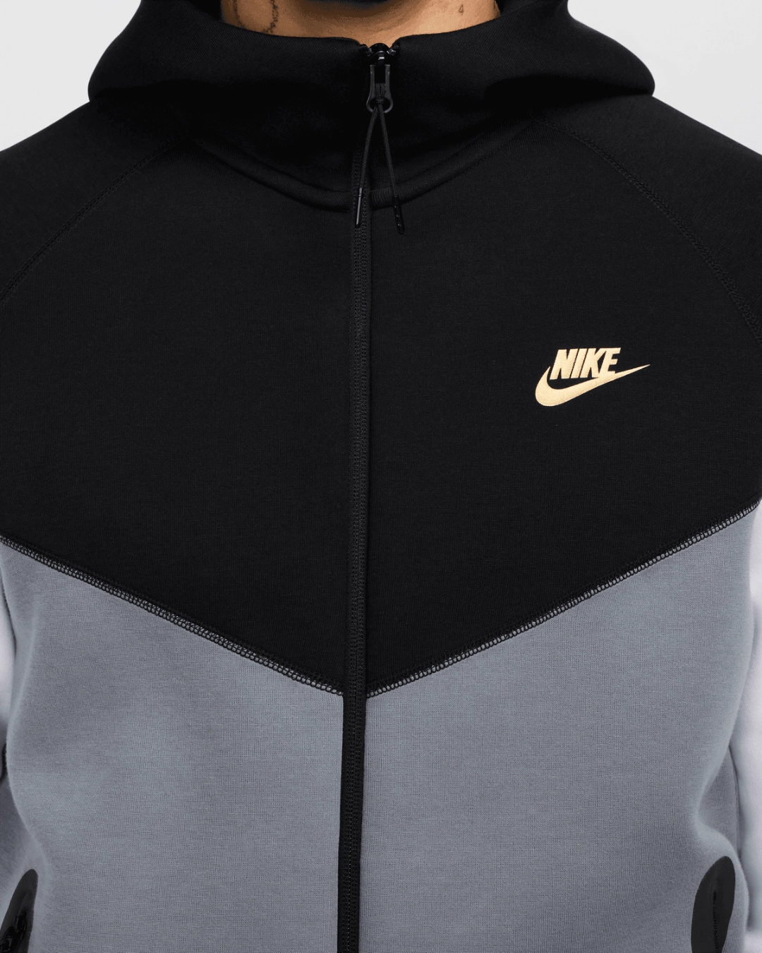 Veste Nike Tech Fleece Windrunner - Gris/Noir/Blanc