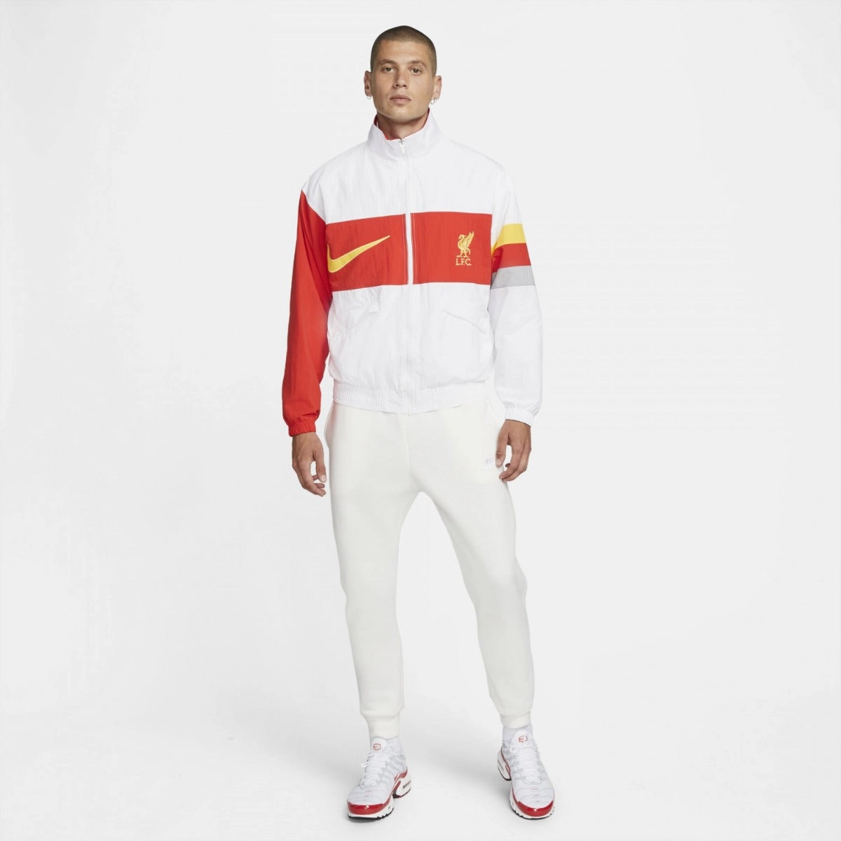 Veste tissée Liverpool 2021/2022 - Blanc/Rouge