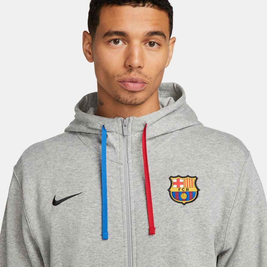 Veste à capuche FC Barcelone 2022/2023 - Gris/Bleu/Rouge