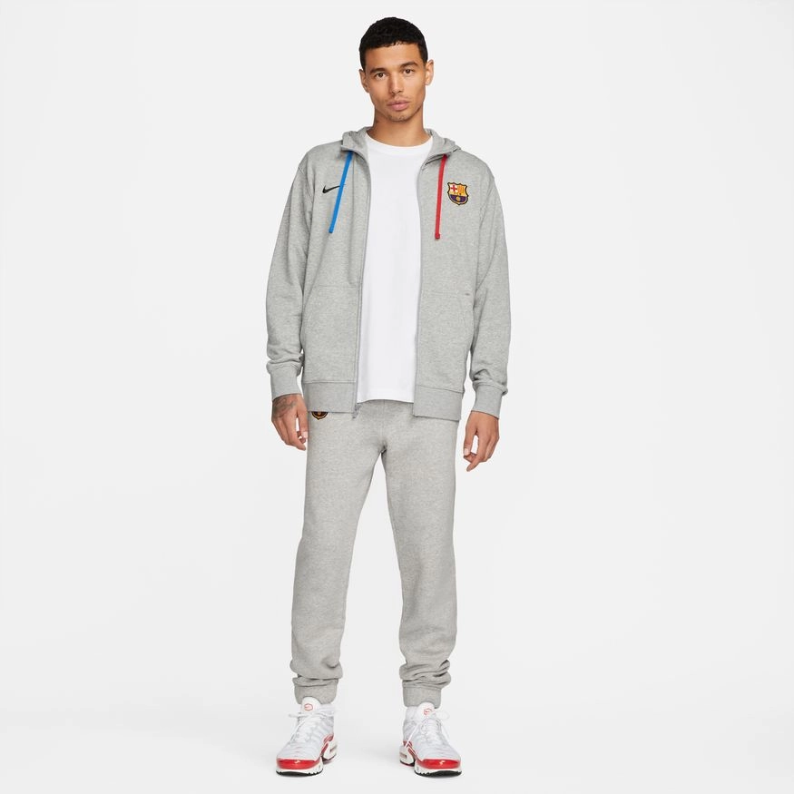 Veste à capuche FC Barcelone 2022/2023 - Gris/Bleu/Rouge