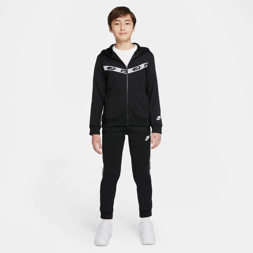 Veste à capuche Nike Junior Repeat - Noir/Blanc
