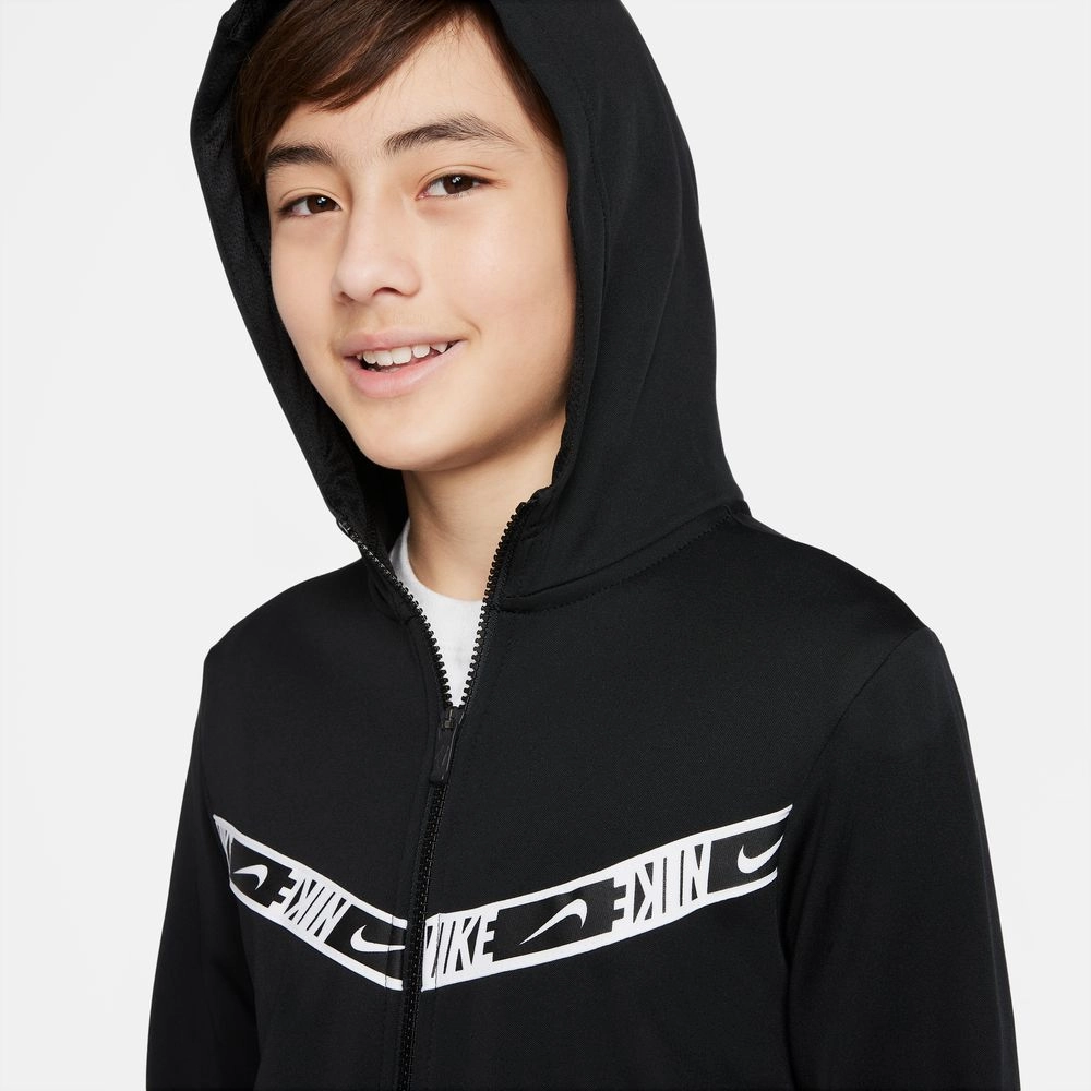 Veste à capuche Nike Junior Repeat - Noir/Blanc