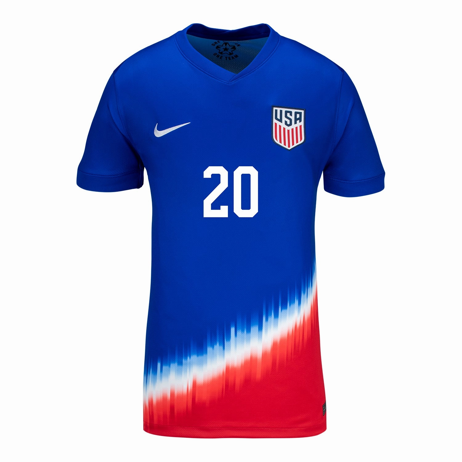 Women's Nike USMNT 2024 American Icon Away Balogun 20 Stadium Jersey