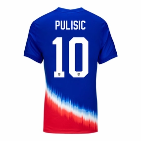 Women's Nike USMNT 2024 American Icon Away Pulisic 10 Stadium Jersey