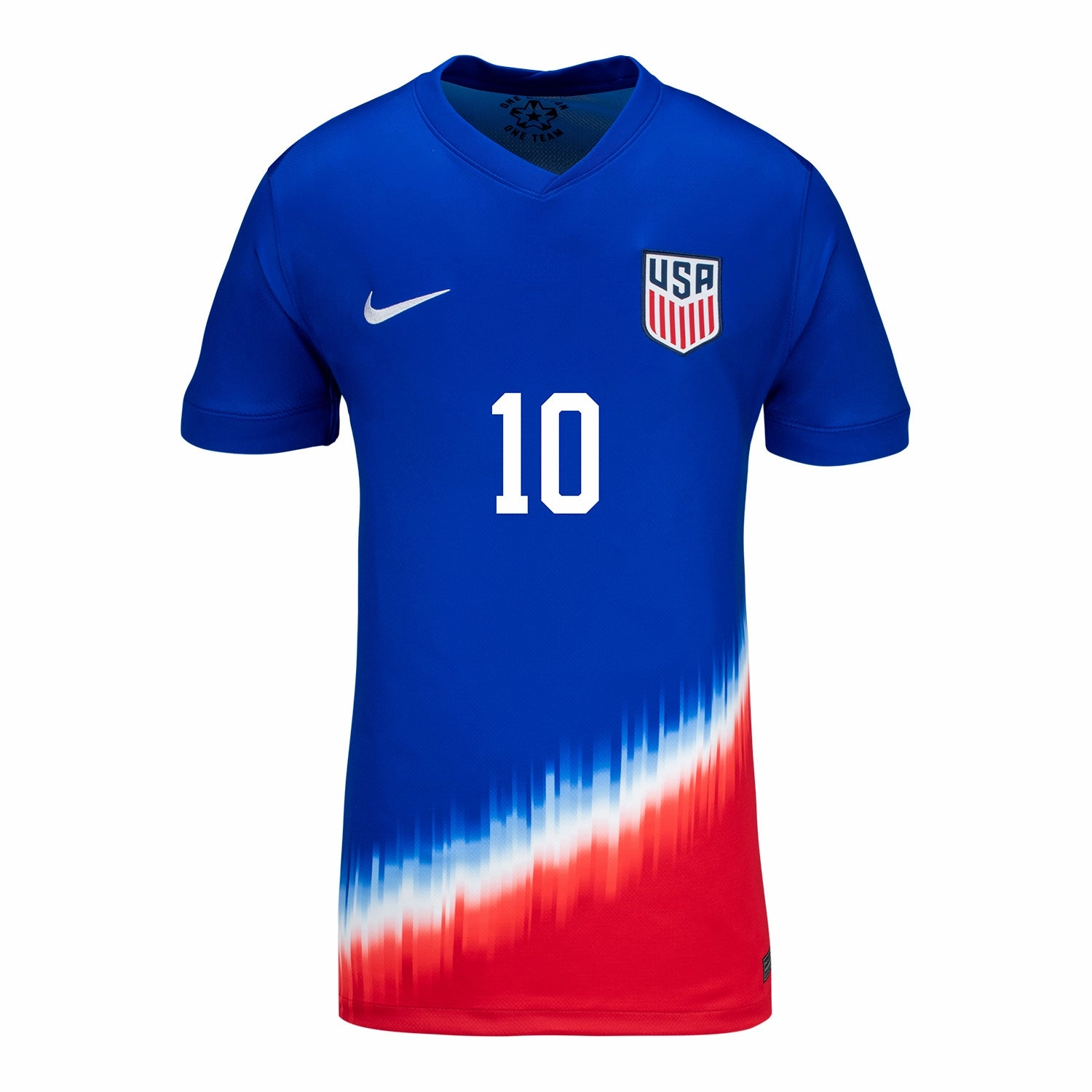 Women's Nike USMNT 2024 American Icon Away Pulisic 10 Stadium Jersey
