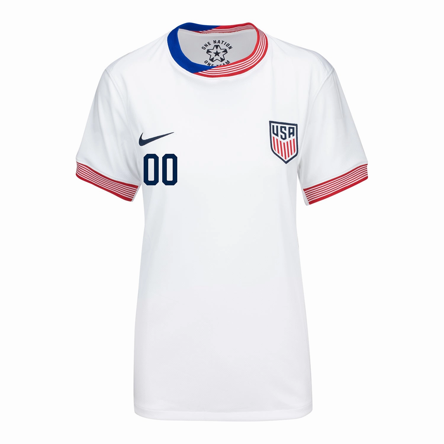 Women's Nike USMNT 2024 Personalized American Classic Home Stadium Jersey