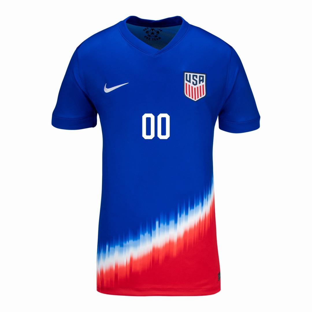 Women's Nike USMNT 2024 Personalized American Icon Away Stadium Jersey