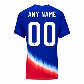 Women's Nike USMNT 2024 Personalized American Icon Away Stadium Jersey