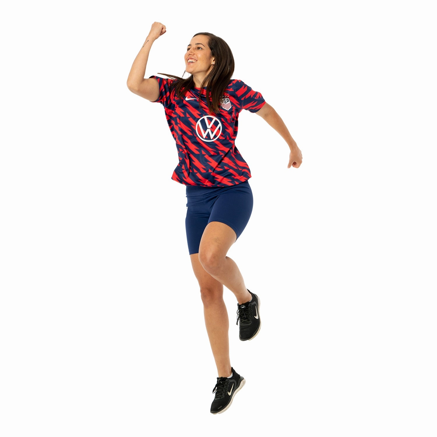 Women's Nike USWNT 2023 VW Pre-Match Red Top