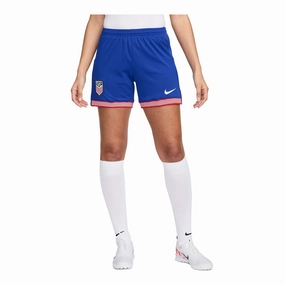 Women's Nike USWNT 2024 Stadium Home Blue Shorts