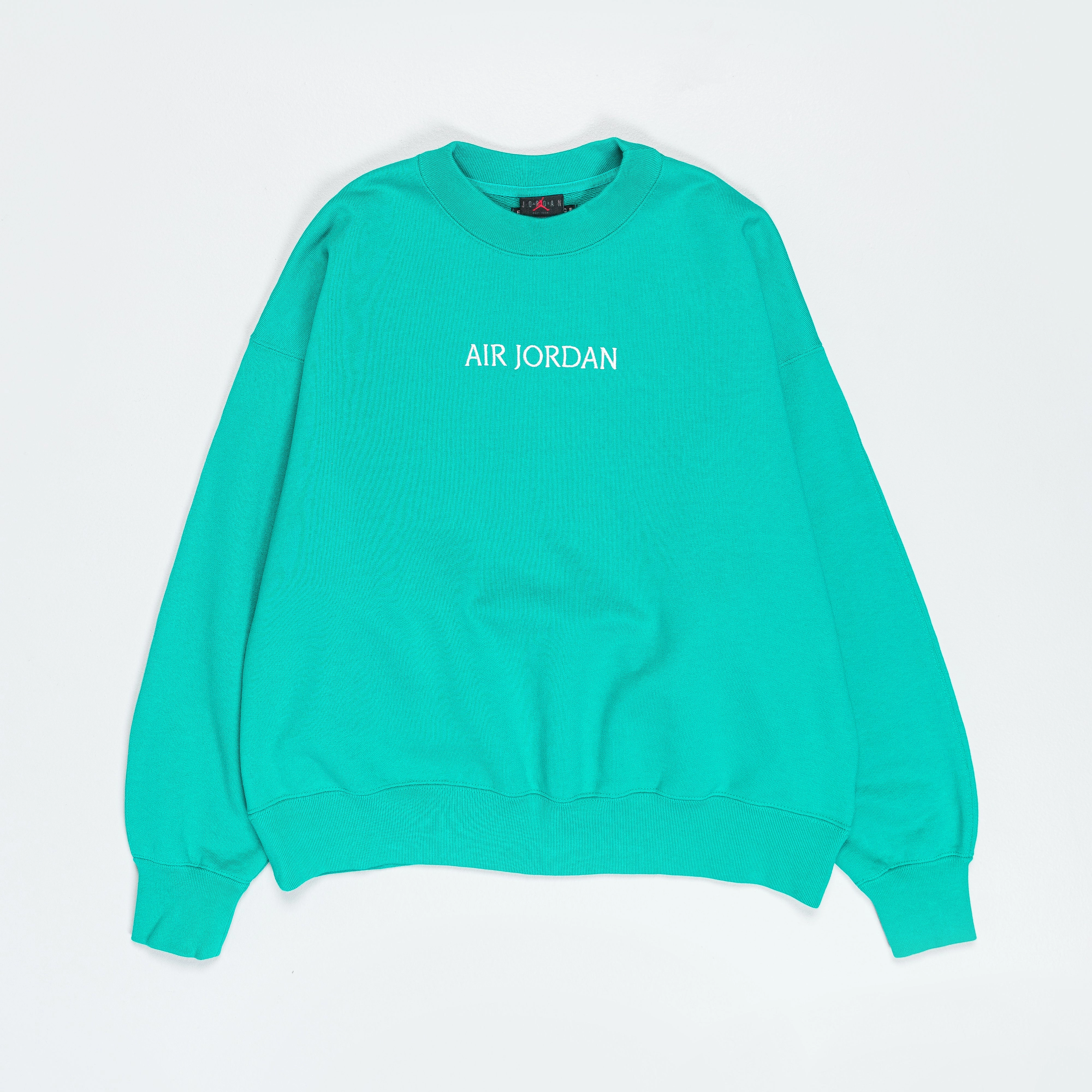 Womens Air Jordan SP Fleece Crewneck - New Emerald/Sail