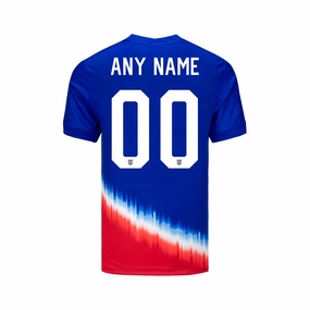 Youth Nike USMNT 2024 Personalized American Icon Away Stadium Jersey
